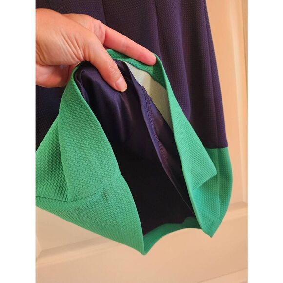 Jessica Howard NWT shift dress green and blue size 8P - Picture 6 of 8
